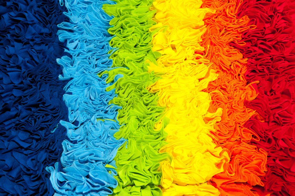 colorful fabric dyeing Metro Dyeing